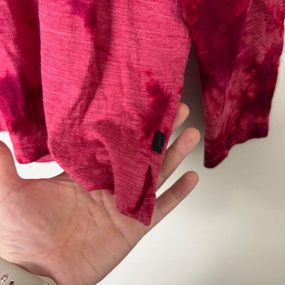 Lululemon Athletic Lab Wool Blend Long Sleeve Shirt Tie Dye Pink Men’s Size M - Picture 7 of 8